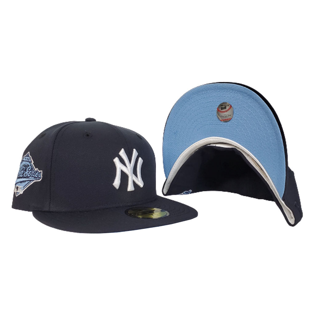 New York Yankees Navy Icy Blue Bottom 1996 World Series New Era 59Fifty Fitted