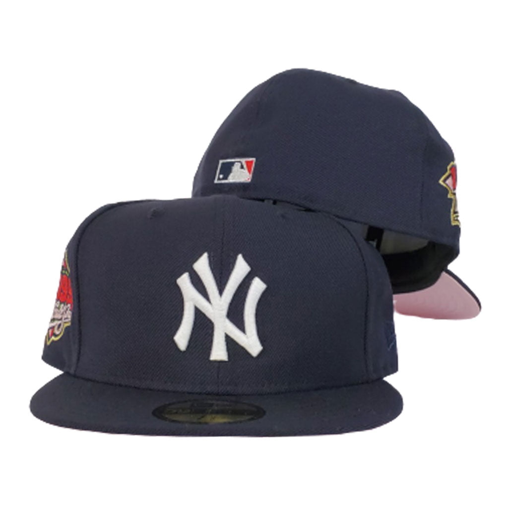 New York Yankees Navy Pink Bottom 1999 World Series New Era 59Fifty Fitted