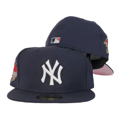 New York Yankees Navy Pink Bottom 1999 World Series New Era 59Fifty Fitted