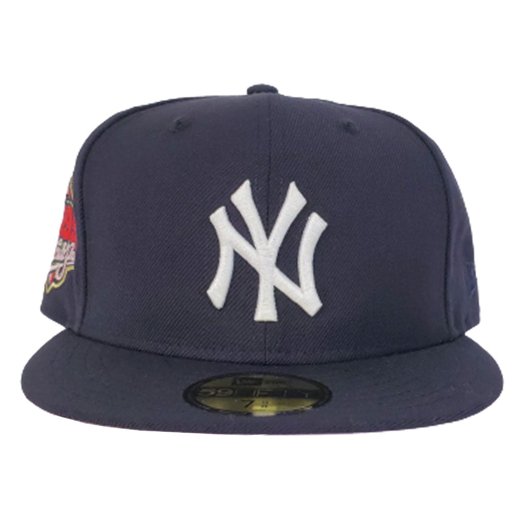 New York Yankees Navy Pink Bottom 1999 World Series New Era 59Fifty Fitted