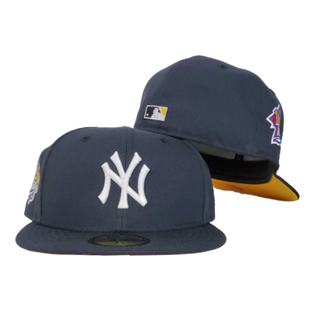 New York Yankees Navy Yellow Bottom 1999 World Series New Era 59Fifty Fitted