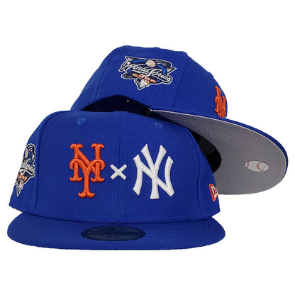 New York Yankees X New York Mets X Royal 2000 World Series New Era 59Fifty Fitted