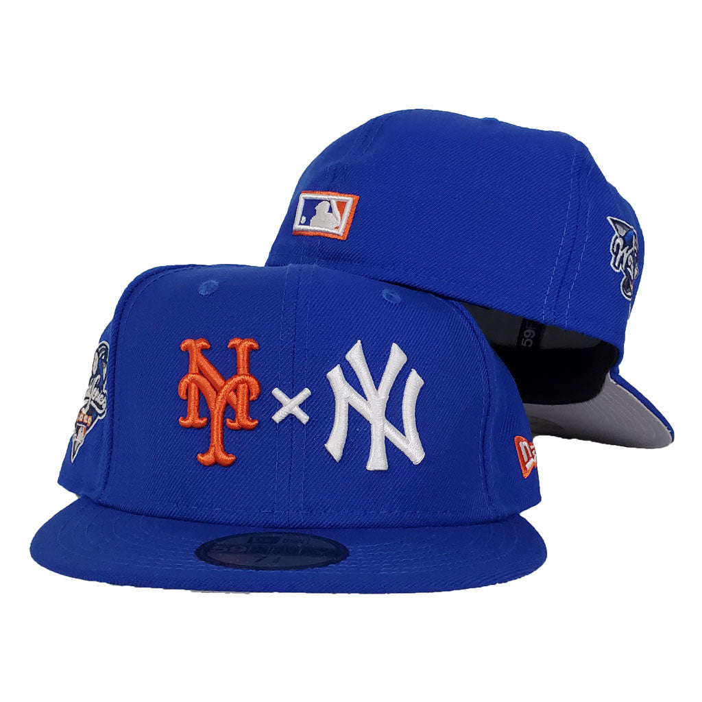 New York Yankees X New York Mets X Royal 2000 World Series New Era 59Fifty Fitted