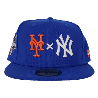 New York Yankees X New York Mets X Royal 2000 World Series New Era 59Fifty Fitted
