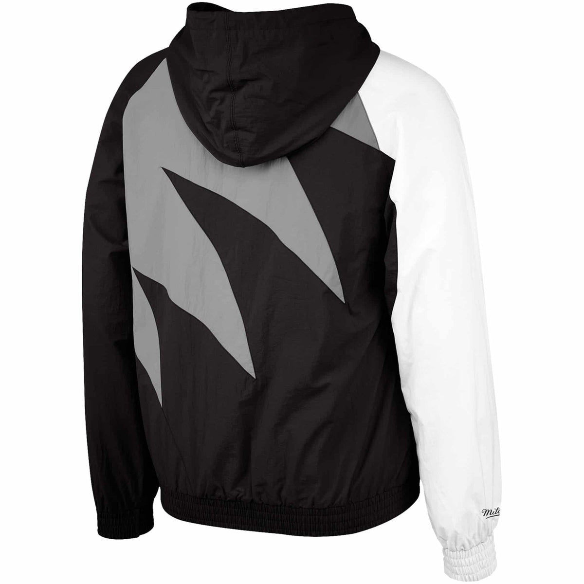 Oakland Raiders Mitchell & Ness Shark Tooth Full-Zip Jacket – Black