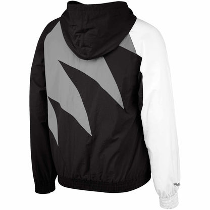 Oakland Raiders Mitchell & Ness Shark Tooth Full-Zip Jacket – Black