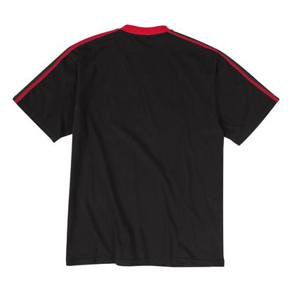 Philadelphia 76ers Mitchell & Ness Overtime Win V-Neck T-Shirt – Black
