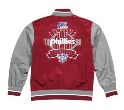Philadelphia Phillies Mitchell & Ness Men's MLB Team History Warm up Jacket