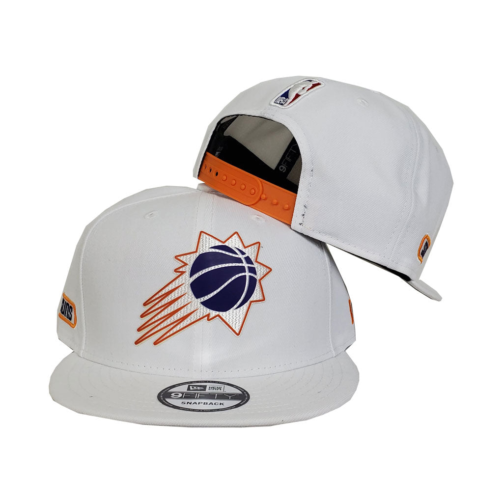 Phoenix Suns New Era Official White 9FIFTY Snapback Hat