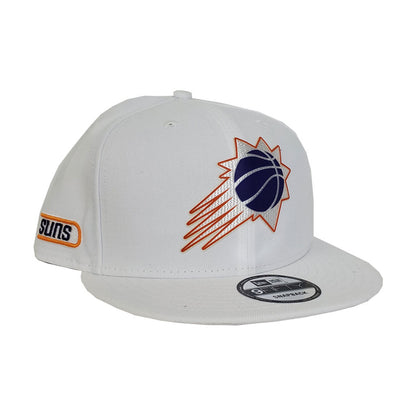 Phoenix Suns New Era Official White 9FIFTY Snapback Hat