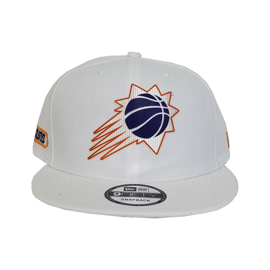 Phoenix Suns New Era Official White 9FIFTY Snapback Hat