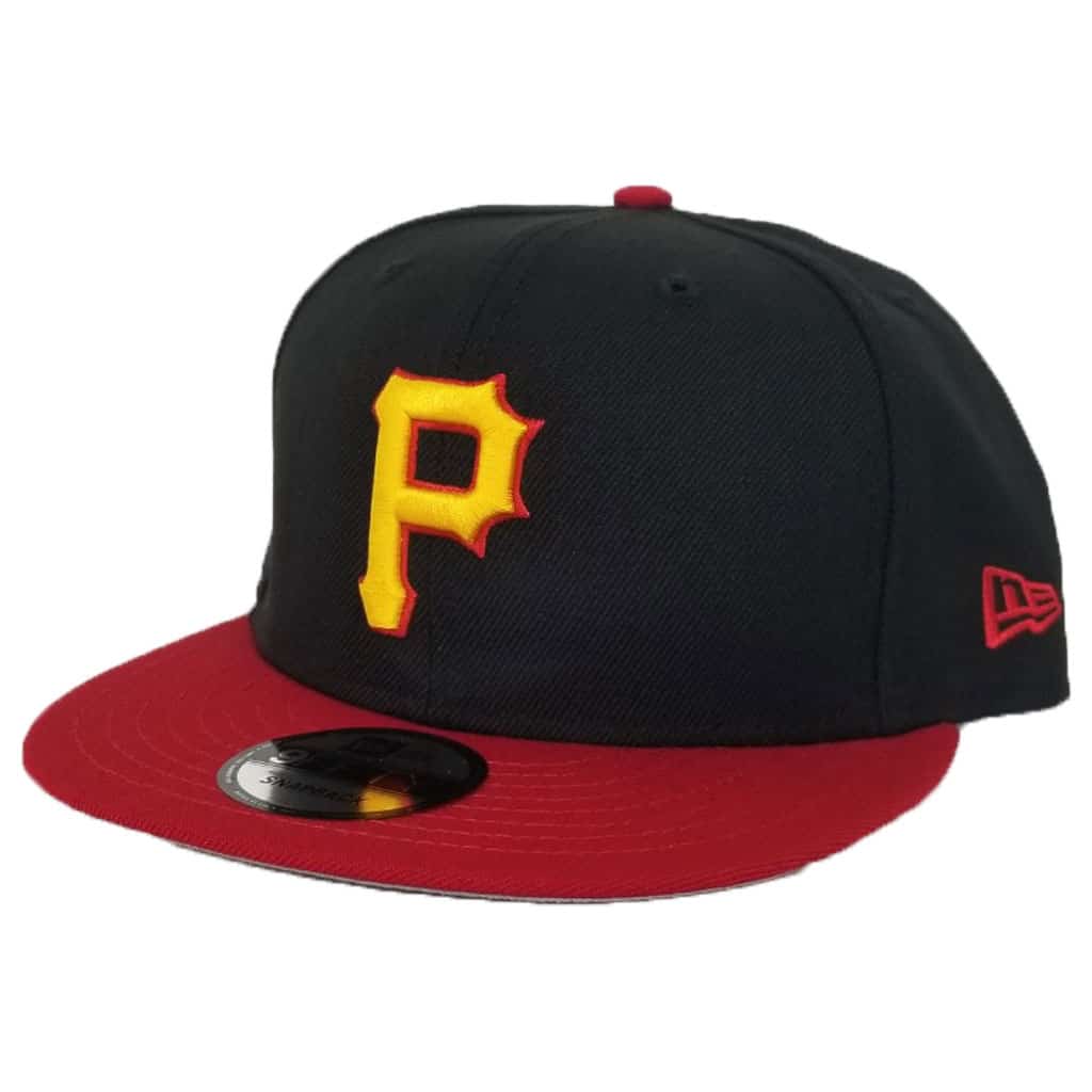 Pittsburgh Pirates Black / Red New Era 9Fifty Snapback