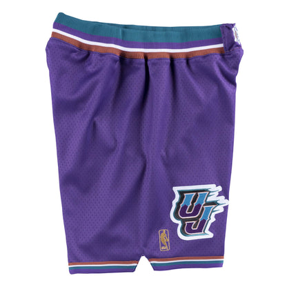 Purple Utah Jazz 1996-97 Mitchell & Ness NBA Men's Authentic NBA Shorts