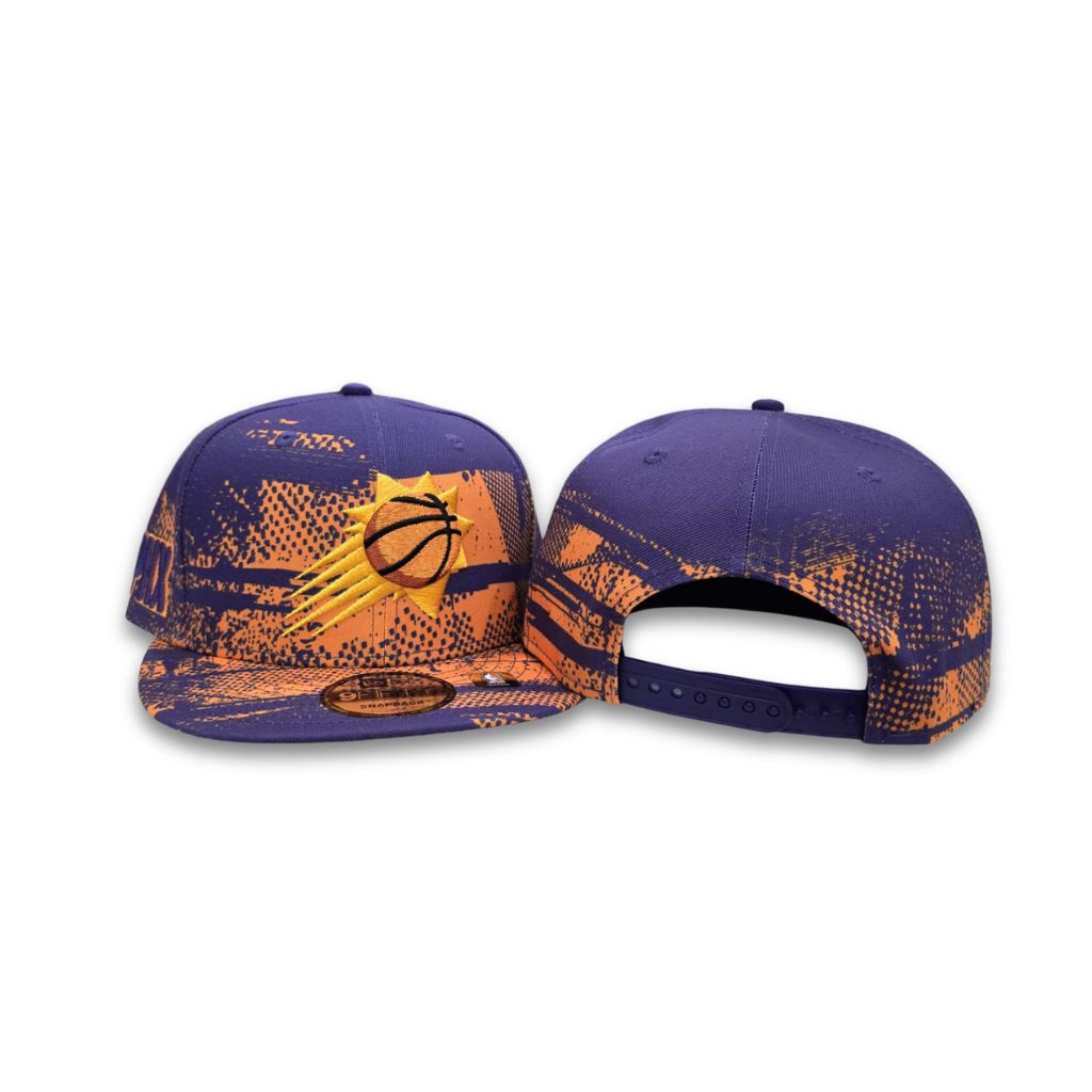 Purple Tip Off Phoenix Suns Gray Bottom NBA PHX Side Patch New Era 9Fifty Snapback