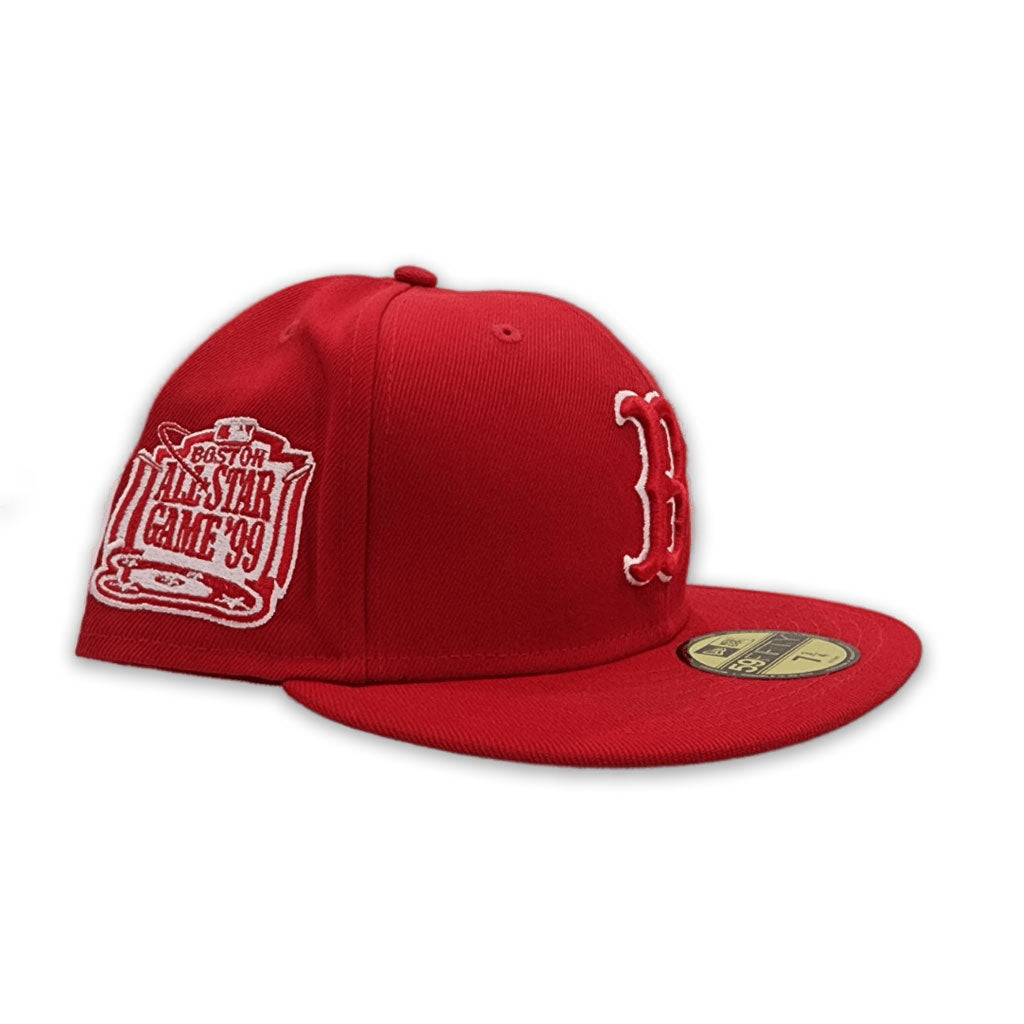 Red Boston Red Sox Gray Bottom 1999 All Star Game Side Patch New Era 59Fifty Fitted