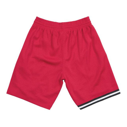 Red Miami Heat Mitchell & Ness Hardeood Classic Men's Swingman Shorts