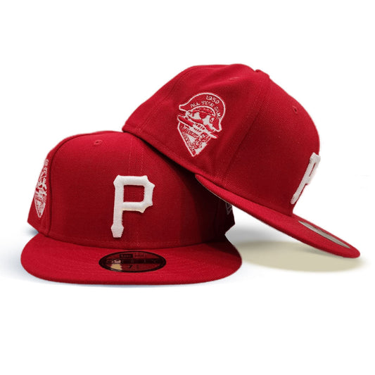 Red Pittsburgh Pirates Gray Bottom 1959 All Star Game Side Patch New Era 59Fifty Fitted