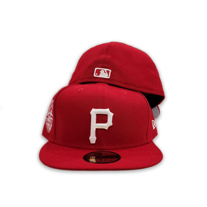 Red Pittsburgh Pirates Gray Bottom 1959 All Star Game Side Patch New Era 59Fifty Fitted