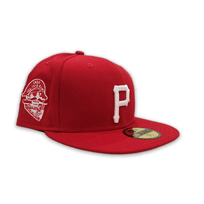 Red Pittsburgh Pirates Gray Bottom 1959 All Star Game Side Patch New Era 59Fifty Fitted
