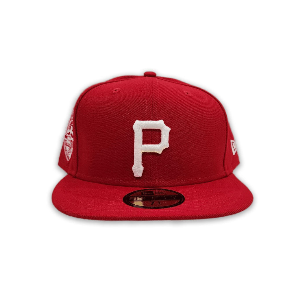 Red Pittsburgh Pirates Gray Bottom 1959 All Star Game Side Patch New Era 59Fifty Fitted