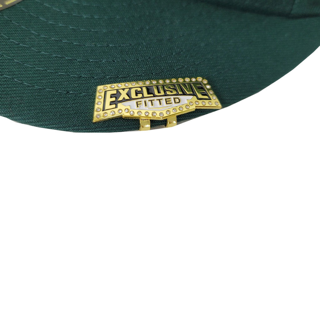 Rhinestone Exclusive Fitted Gold Metal Blip