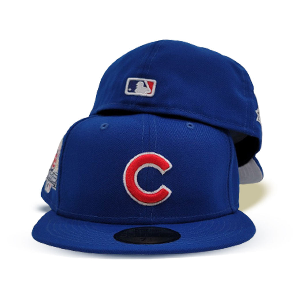 Royal Blue Chicago Cubs Gray Bottom 1990 All Star Game Side Patch New Era 59Fifty Fitted