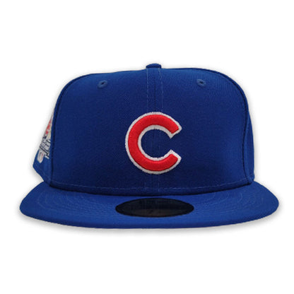 Royal Blue Chicago Cubs Gray Bottom 1990 All Star Game Side Patch New Era 59Fifty Fitted