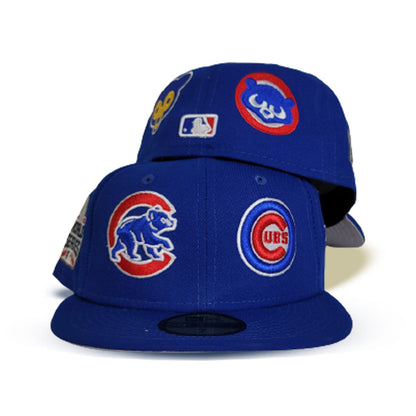 Royal Blue Chicago Cubs Team Patch Pride New Era 59fifty Fitted