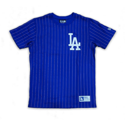 Royal Blue Los Angeles Dodgers White Pinstripe New Era Short Sleeve T-shirt