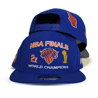 Royal Blue NBA Finals 3X World Champions Detroit Pistons New Era 9Fifty Snapback