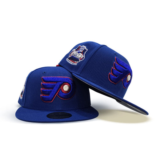 Royal Blue Philadelphia Flyers Gray Bottom 2012 Winter Classic Side Patch New Era 59Fifty Fitted
