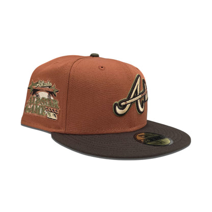 Rust Orange Atlanta Braves Brown Visor Gray Bottom 2000 All Star Game Side Patch New Era 59FIFTY Fitted