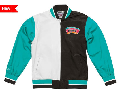 San Antonio Spurs Mitchell & Ness NBA Men's Team History Warm up Jacket