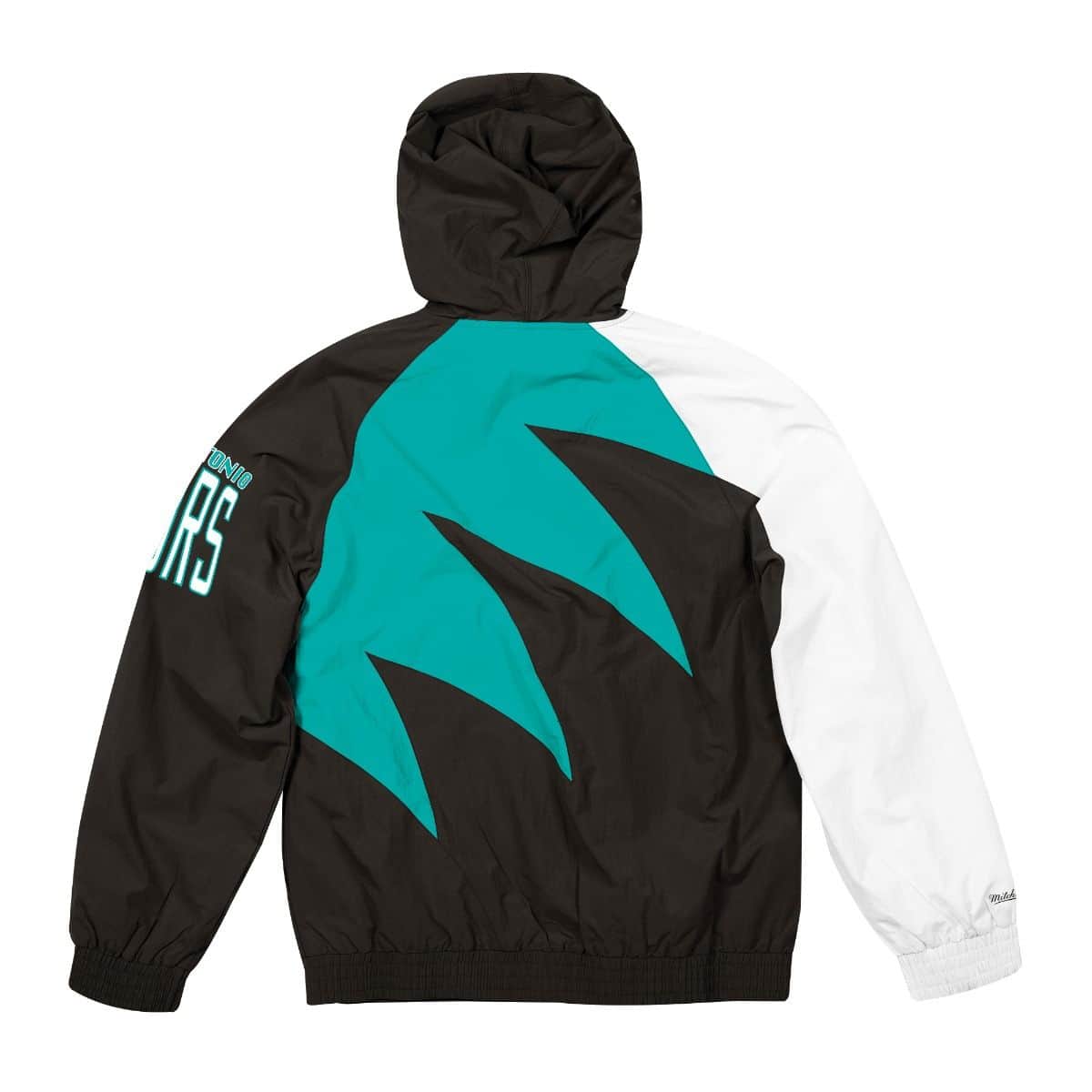 San Antonio Spurs Mitchell & Ness Shark Tooth Full-Zip Jacket – Black