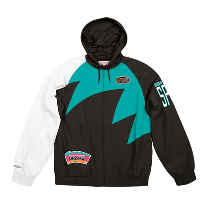 San Antonio Spurs Mitchell & Ness Shark Tooth Full-Zip Jacket – Black