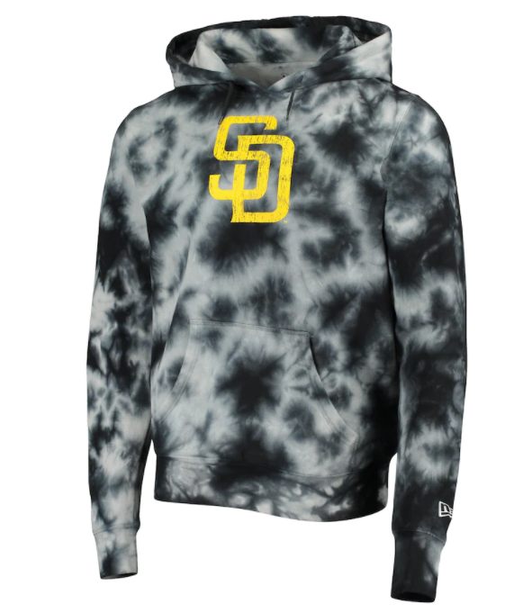 San Diego Padres New Era Tie-Dye Pullover Hoodie