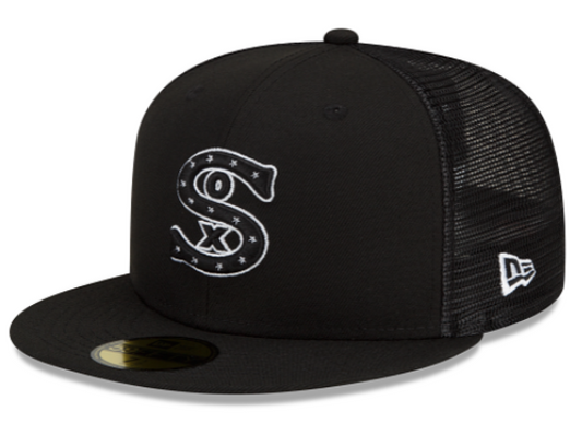 Black Mesh Chicago White Sox Gray Bottom New Era 59FIFTY Fitted