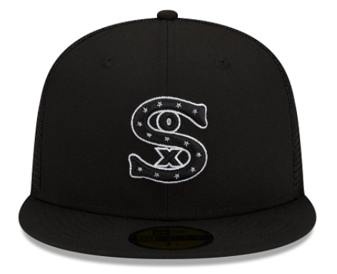 Black Mesh Chicago White Sox Gray Bottom New Era 59FIFTY Fitted