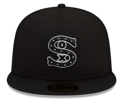 Black Mesh Chicago White Sox Gray Bottom New Era 59FIFTY Fitted