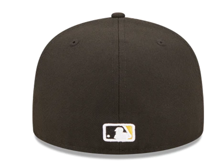 Black Pittsburgh Pirates Icy Blue Bottom 76th World Series Side Patch New Era Comic Cloud  59Fifty Fitted