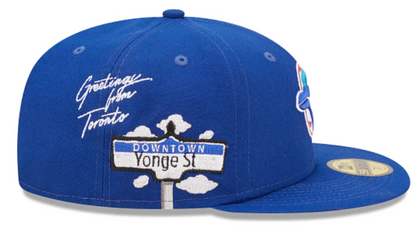 Royal Blue Toronto Blue Jays Cloud Icons New Era 59Fifty Fitted
