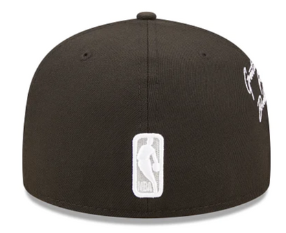 Black Brooklyn Nets Cloud Icons New Era 59Fifty Fitted
