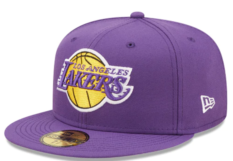 Purple Los Angeles Lakers Cloud Icons New Era 59Fifty Fitted