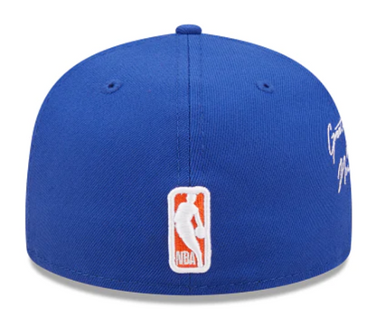 Royal Blue New York Knicks Cloud Icons New Era 59Fifty Fitted