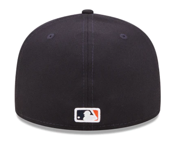 Navy Blue Houston Astros Icy Blue Bottom 2017 World Series Side Patch New Era Comic Cloud  59Fifty Fitted