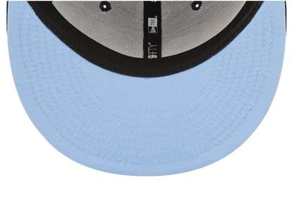 Navy Blue Houston Astros Icy Blue Bottom 2017 World Series Side Patch New Era Comic Cloud  59Fifty Fitted