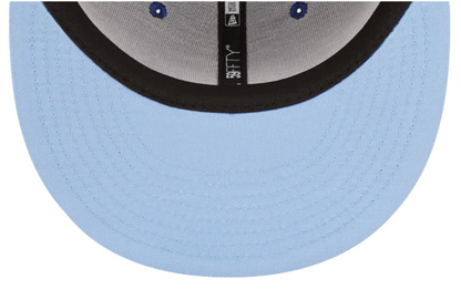 Royal Blue Toronto Blue Jays Icy Blue Bottom 1992 World Series Side Patch New Era Comic Cloud  59Fifty Fitted
