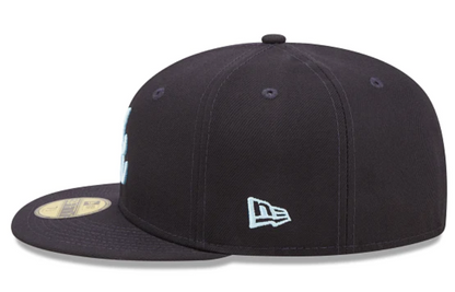 Navy Blue Atlanta Braves Clouds Bottom 1995 World Series Side Patch New Era 59Fifty Fitted