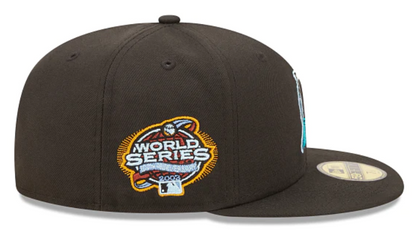 Black Florida Marlins Clouds Bottom 2003 World Series Side Patch New Era 59Fifty Fitted