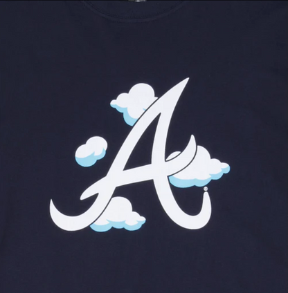 Navy Blue Atlanta Braves 1995 World Series New Era " Cloud Collection" T-Shirt